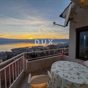 RIJEKA, TRSAT – etaža privatne kuće s očaravajućim pogledom na more, vrhunska pozicija iznad centra Rijeke