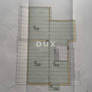 RIJEKA, TRSAT – etaža privatne kuće s očaravajućim pogledom na more, vrhunska pozicija iznad centra Rijeke