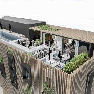 RIJEKA, TURNIĆ - investicijski projekt: 22 smještajne jedinice + rooftop bazen + izdane dozvole!