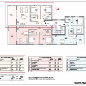 ŠIBENIK, SRIMA – Moderan stan u novogradnji s pogledom na more, 70 m od plaže, lift
