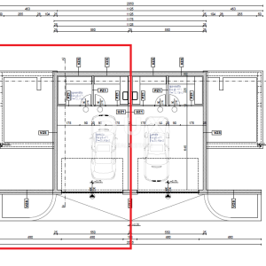 ŠIBENIK, VODICE - Dvojna kuća s bazenom i panoramskim pogledom na more