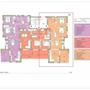 ŠIBENIK, VODICE – Dvosoban stan u novogradnji na vrhunskoj lokaciji sa predivnim pogledom na more!