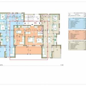 ŠIBENIK, VODICE – Dvosoban u novogradnji s velikom terasom i prelijepim pogledom na more!