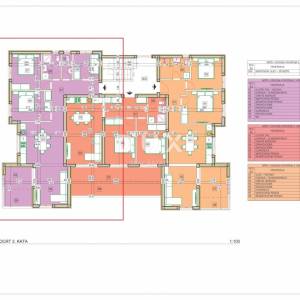 ŠIBENIK, VODICE – Trosoban stan u novogradnji! PREDIVAN POGLED NA MORE! PRILIKA!