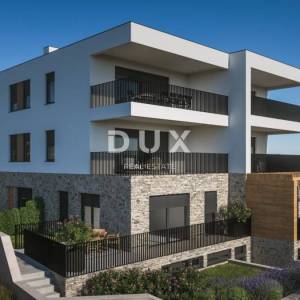 ŠIBENIK, ŽABORIĆ - Luksuzni trosobni stan u novogradnji s pogledom na more