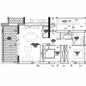 ŠIBENIK, ŽABORIĆ - Predivan dvosobni stan u novogradnji s pogledom na more