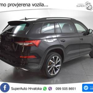 Škoda Kodiaq 2.0 TDI 4x4 Aut. Sportline 200 KS, ACC+LED+KAM+GR SJED+PANO+VIRT