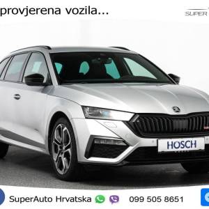 Škoda Octavia Combi 1.4 TSI DSG RS 245 KS, ACC+KAM+4xGR SJED+HEAD+VIRT+NAVI