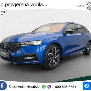 Škoda Octavia Combi 1.4 TSI Aut. Sportline 204 KS, KEY+VIRT+GR SJED+PARK+LANE