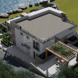 Šolta Nečujam,1.red - parcela s projektom za luksuznu vilu