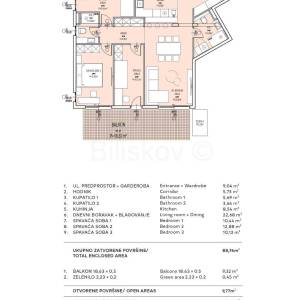 Split, Duilovo, trosoban komforan stan u novogradnji