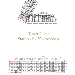 Split, Duilovo, trosoban komforan stan u novogradnji