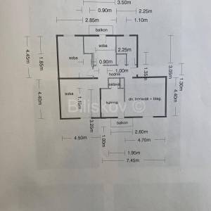 Split, Manuš, prodaja trosoban stan, soba u potkrovlju