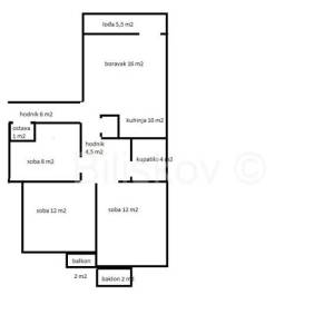 Split, Mertojak prodaja trosoban stan 82 m2, S-J