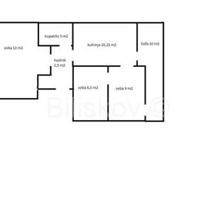 Split, Pojišan, prodaja trosoban stan 52 m2
