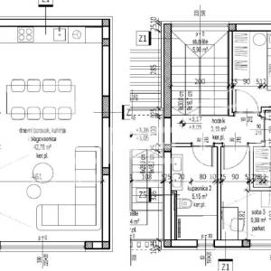 Stan sa tri spavaće sobe, prizemlje, drugi red do mora, Rovanjska