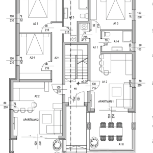 Stara Novalja, 50, prizemlje, A1, POGLED NA MORE