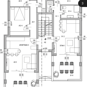 Stara Novalja, 50m2, 1.kat, S1, POGLED NA MORE