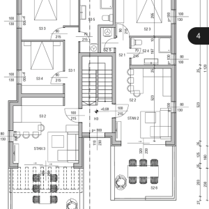 Stara Novalja, 67.24m2, 2.kat, S3, POGLED NA MORE