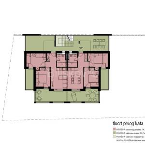 Stivašnica, objekt u izgradnji sa 3 apartmana, prodaja