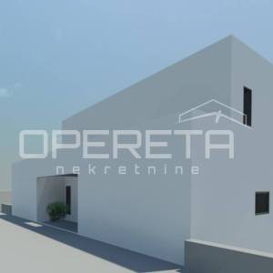 Zemljište 451 m² s dozvolom za vilu, Trogir, pogled na otok