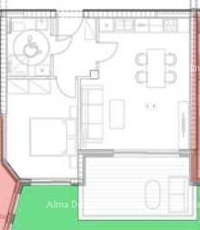 UMAG – Novogradnja! Stan s vrtom i terasom u modernom stambenom kompleksu, 0-08