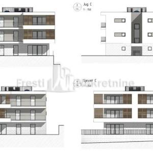 VINJERAC, LUKSUZAN DVOSOBAN APARTMAN 80 M2 + LOGGIA 25,20