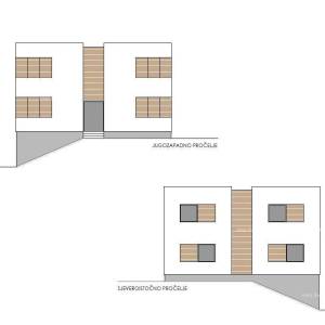 Vinkuran! Parcela s dozvolom za gradnju 4 stana.