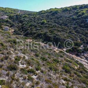 Vis, Komiža, poljoprivredno zemljište uz samo more