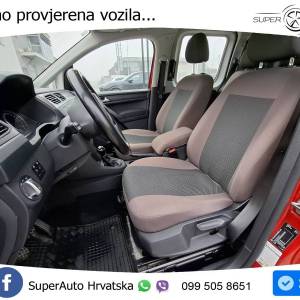 VW Caddy 2.0 TDI 102 KS, u PDV-u REG 02/26 TEM+PDC+KLIMA