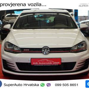 VW Golf 7 2.0 DSG GTI Performance 230 KS, XERNON+TEM+GR SJED+KAM+PDC