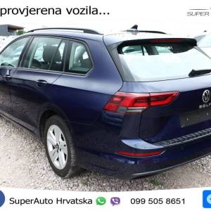 VW Golf 8 Variant 1.5 eTSI DSG Life 130 KS, LED+ACC+GR SJED+KAM+KUKA+ASIST