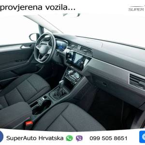 VW Touran 1.5 TSI DSG Comfortline 150 KS, 7-SJED+LED+ACC+GR SJED+KAM+VIRT+PDC