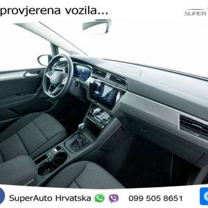 VW Touran 2.0 TDI DSG Comfortline 150 KS, 7-SJED+LED+ACC+GR SJED+KAM+PANO+VIRT