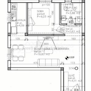 ZADAR-BORIK-NOVOGRADNJA, JEDNOSOBAN 51,38 m2, PARKING, TOP LOKACIJA!