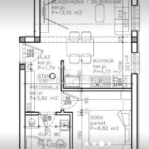 ZADAR- BORIK- NOVOGRADNJA- JEDNOSOBAN 45,28, OSTAVA,PARKING