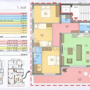 ZADAR-LUKSUZNI SMART STAN U PRIZEMLJU S VRTOM