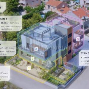 ZADAR-LUKSUZNI SMART STAN U PRIZEMLJU S VRTOM