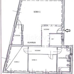 Zagreb, Malešnica, ulica Ante Topića Mimare, komforan trosoban ured