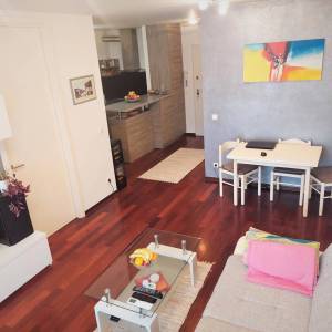 Zagreb-Trešnjevka, namješten 2-sobni stan 52m2, visoko prizemlje