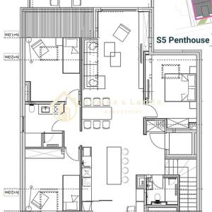 Zagreb,Kvaternikov trg,5-soban penthouse 132 m2 s garažom i spremištem