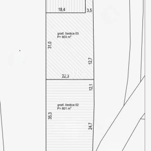 ZEMUNIK DONJI - Građevinsko zemljište 803m²!