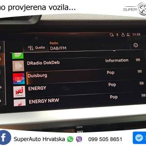 Audi A3 Limousine 30 TDI Aut. Advanced 116 KS, ACC+LED+GR SJED+VIRT+ASIST