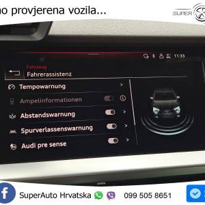 Audi A3 Limousine 30 TDI Aut. Advanced 116 KS, ACC+LED+GR SJED+VIRT+ASIST