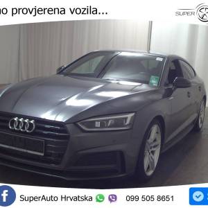 Audi A5 Sportback 40 TFSI Aut. S Line 190 KS, LED+ACC+KAM+GR SJED+MASAŽA+PARK