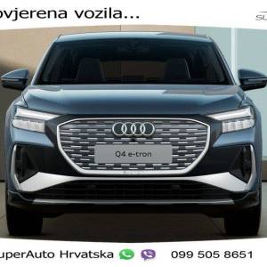 Audi Q4 e-tron 45 S line 286 KS, KAM+VIRT+GR SJED+KEY+LANE 