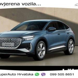 Audi Q4 e-tron 45 S line 286 KS, KAM+VIRT+GR SJED+KEY+LANE 