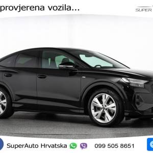 Audi Q4 e-tron SB 50 82 kWh quattro 2xS line 299 KS, MATRIX+ACC+GR SJED+KAM+VIRT