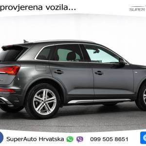 Audi Q5 50 TFSIe quattro S tronic 2xS line 299 KS, LED+ACC+ASIST+PDC+KUKA+NAVI