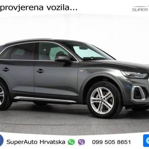 Audi Q5 50 TFSIe quattro S tronic 2xS line 299 KS, LED+ACC+ASIST+PDC+KUKA+NAVI